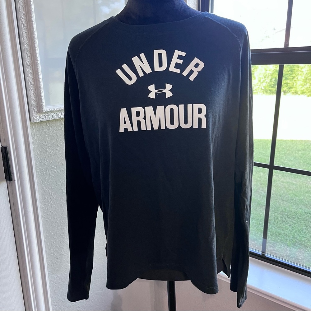 Under Armour Black Graphic Long Sleeve Tee